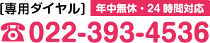 電話番号：022-393-4536